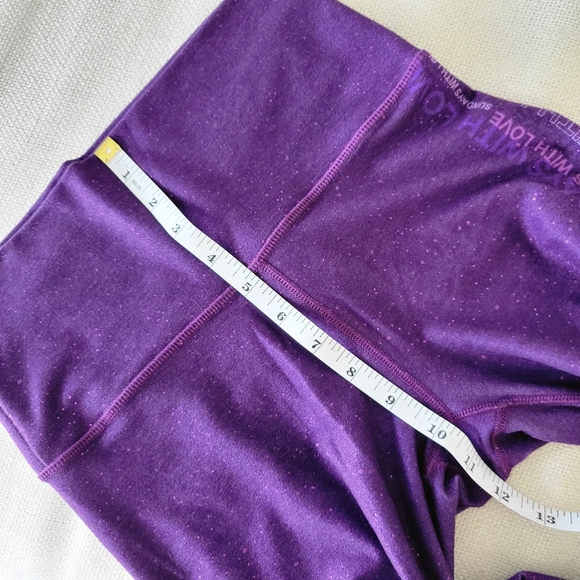 WITH x Peloton Sundays With Love High Waist Leggings Yoga Pants Purple Small - Picture 13 of 14